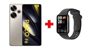Xiaomi Poco F6 5G 12/512GB Titanium + Xiaomi Smart Band 8 Pro Black hind ja info | Telefonid | hansapost.ee