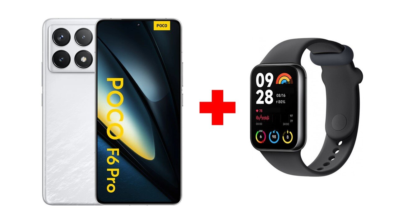 Xiaomi Poco F6 Pro 5G 12/512GB White + Xiaomi Smart Band 8 Pro Black цена и информация | Telefonid | hansapost.ee