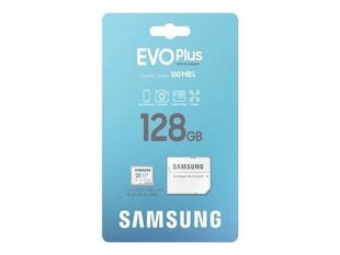 MemCard. Samsung MicroSDHC 128GB EVO Plus цена и информация | Карты памяти для фотоаппаратов, камер | hansapost.ee