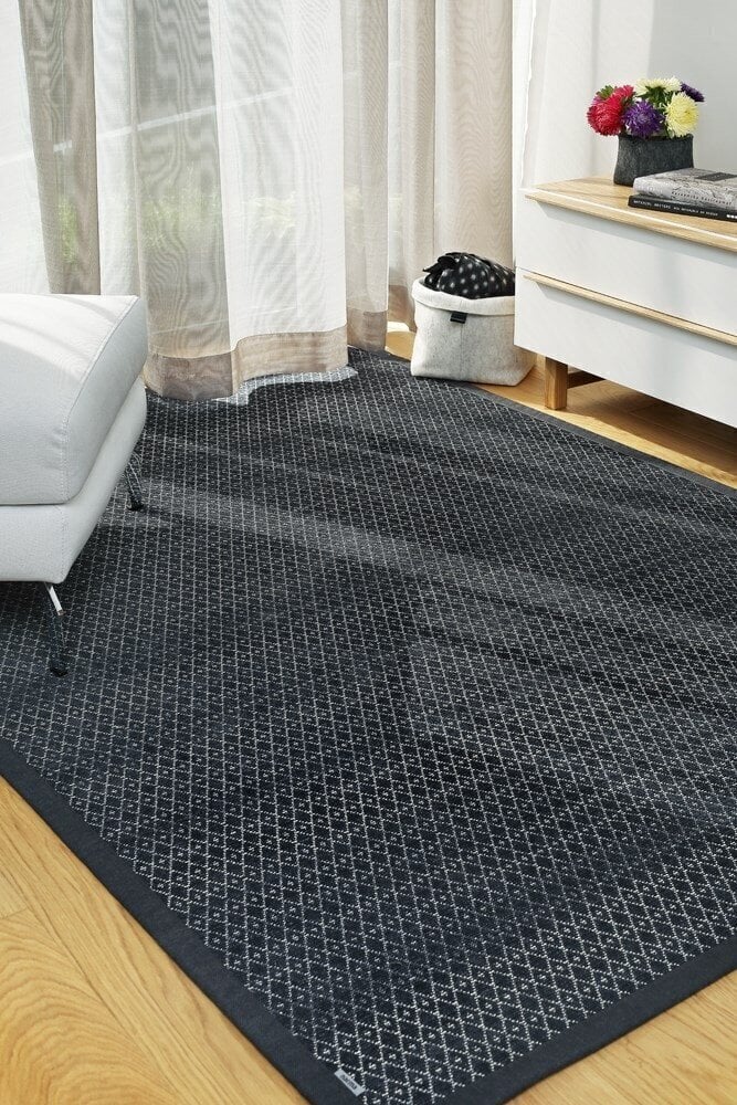 Narma kahepoolne smartWeave® šenillvaip Tsirgu, hall, 80 x 250 cm цена и информация | Vaibad | hansapost.ee