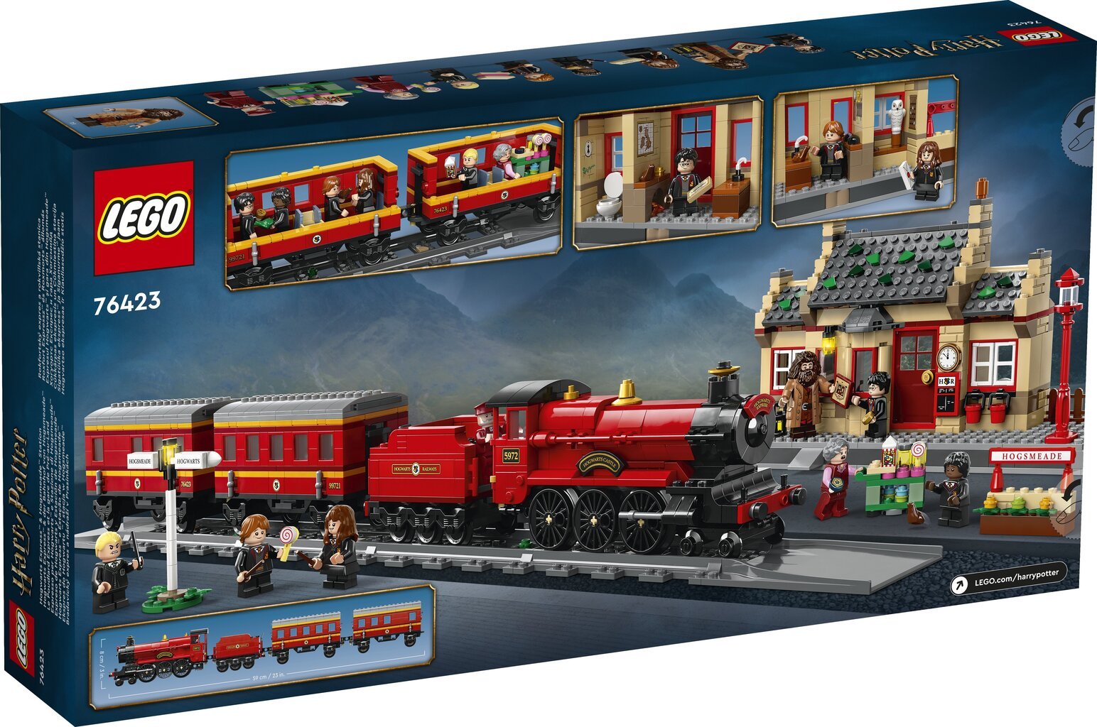 76423 LEGO Harry Potter Sigatüüka ekspress™ ja Siganurme™ jaam hind ja info | Klotsid ja konstruktorid | hansapost.ee