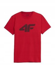 Красная футболка 4F мужская XXL, окр. декольт цена и информация | Мужские футболки | hansapost.ee