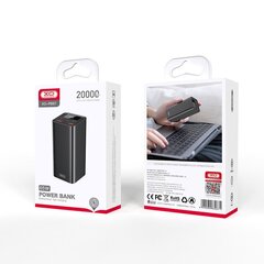 XO laptop power bank PB97 65W 20000mAh black hind ja info | Akupangad | hansapost.ee
