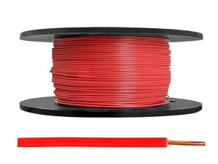 Кабель LgY|H05V-K 1x0.5, красный, 100 м. цена и информация | Кабели и провода | hansapost.ee