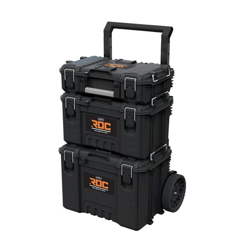 Tööriistakast ratastel ROC Pro Gear 2.0 Mobile System 64,8x47,8x87,2cm цена и информация | Tööriistakastid, tööriistakotid ja -kärud | hansapost.ee