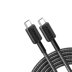 Anker cable Anker 322 USB-C to USB-C 1.8m black цена и информация | Anker Мобильные телефоны, Фото и Видео | hansapost.ee