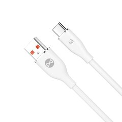 Forever cable USB - USB-C 1,0 m 6A white цена и информация | Borofone 43757-uniw | hansapost.ee