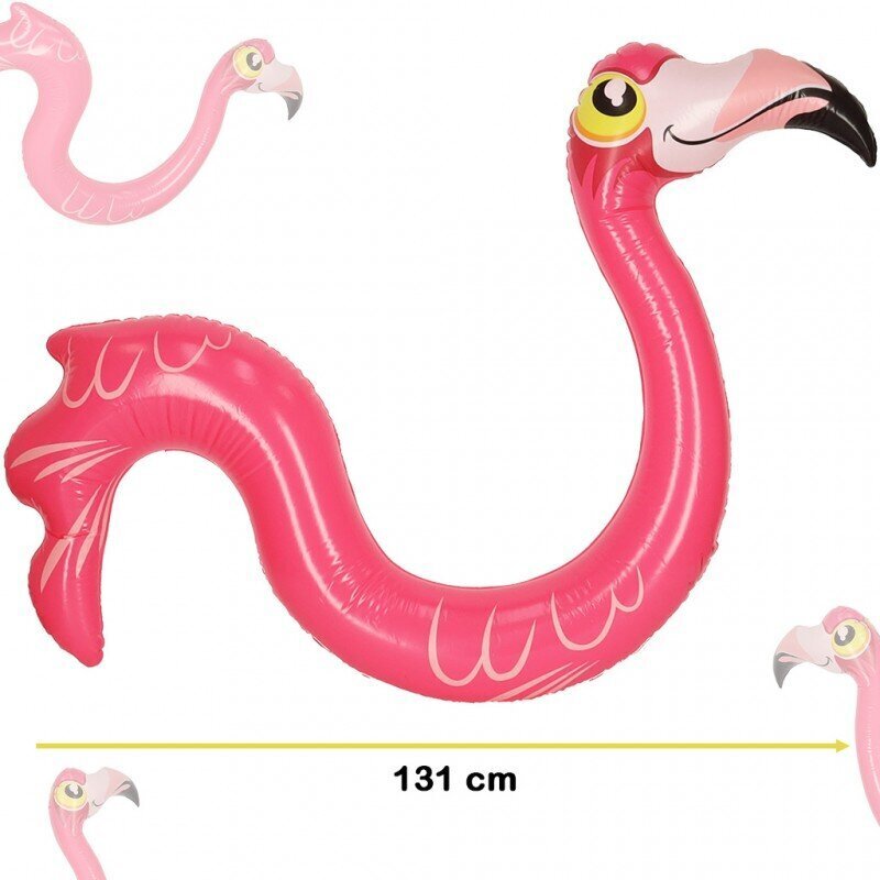 Täispuhutav basseini nuudli ujuk, flamingo, 131cm цена и информация | Täispuhutavad veemänguasjad ja ujumistarbed | hansapost.ee