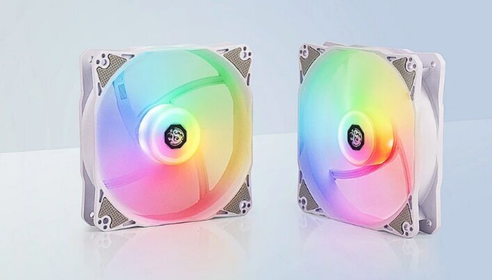 Bitspower Notos 120 Fan Digital RGB White 5 Pack (BPTA-FX1812NTWH-5) цена и информация | Arvuti ventilaatorid | hansapost.ee