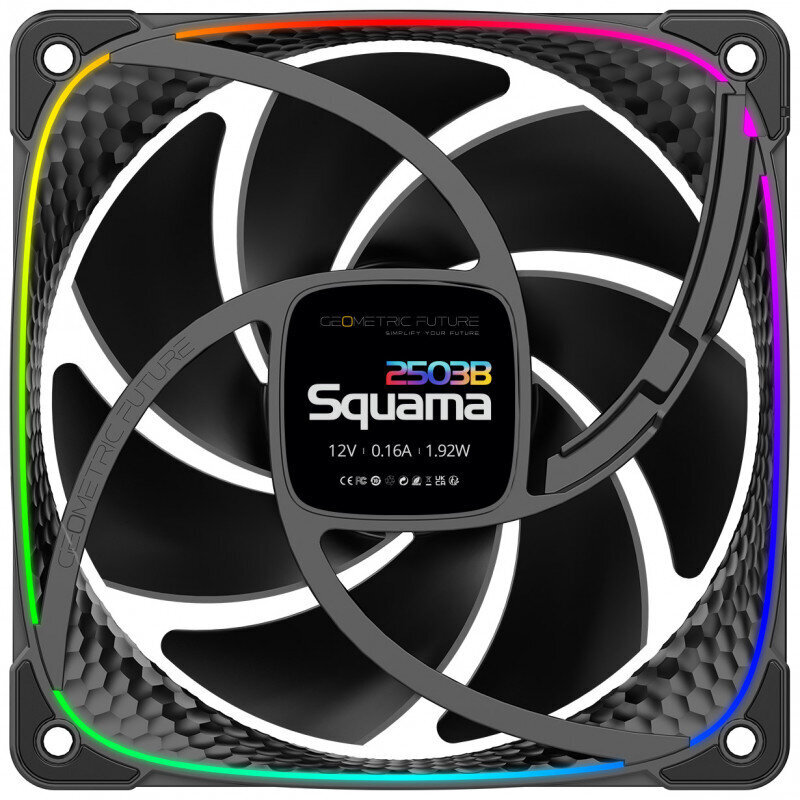 Geometric Future Squama 2503B RGB 3 Pack (GEO-S2503B-3) hind ja info | Arvuti ventilaatorid | hansapost.ee