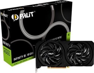 Palit GeForce RTX 4060 Infinity 2 (NE64060019P1-1070L) hind ja info | Videokaardid | hansapost.ee