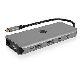 Icy Box IB-DK4061-CPD цена и информация | Адаптеры, USB-разветвители | hansapost.ee