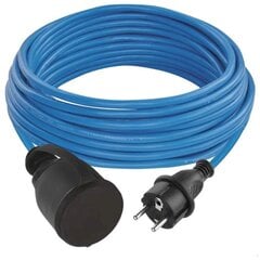 Удлинительный кабель 1 розетка 10 м силиконовый 1,5 мм2 IP44 цена и информация | Удлинители | hansapost.ee