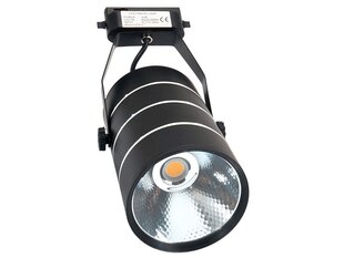 Светодиодный светильник для магазина Steka 30W - Черный - Теплый белый (3000K) цена и информация | Потолочный светильник, 38 x 38 x 24 см | hansapost.ee