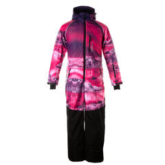 Huppa laste talvekombinesoon BERGER 1, fuksia-kirju price and information | Winter clothes for children | hansapost.ee