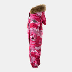 Huppa laste talvekombinesoon KEIRA, fuksia-kirju price and information | Winter clothes for children | hansapost.ee