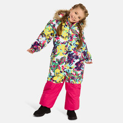 Huppa laste talvekombinesoon WILLE, fuksia-kirju price and information | Winter clothes for children | hansapost.ee