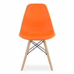 3-х частей обеденный комплект Leobert Todi Osaka, белый/оранжевый цена и информация | Комплекты мебели для столовой | hansapost.ee