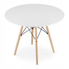 5-частный обеденный комплект Leobert Todi Osaka, белый/серый цена и информация | Комплекты мебели для столовой | hansapost.ee