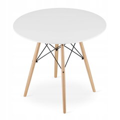 5-частный обеденный комплект Leobert Todi Osaka, белый/серый цена и информация | Комплекты мебели для столовой | hansapost.ee
