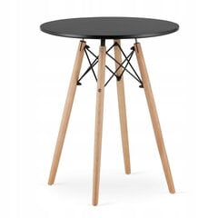3-х частей обеденный комплект Leobert Todi Lago, черный/серый цена и информация | Комплекты мебели для столовой | hansapost.ee