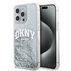 DKNY DKHCP15LLBNAET iPhone 15 Pro 6.1" biały|white hardcase Liquid Glitter Big Logo цена и информация | Чехлы для телефонов | hansapost.ee