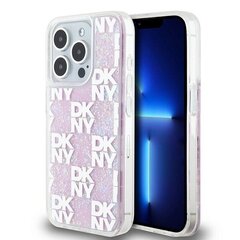 DKNY DKHCP15LLCPEPP iPhone 15 Pro 6.1" różowy|pink hardcase Liquid Glitter Multilogo цена и информация | Чехлы для телефонов | hansapost.ee