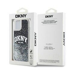 DKNY DKHCP15SLBNAEK iPhone 15 | 14 | 13 6.1" czarny|black hardcase Liquid Glitter Big Logo цена и информация | Чехлы для телефонов | hansapost.ee