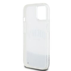 DKNY DKHCP15SLBNAET iPhone 15 | 14 | 13 6.1" biały|white hardcase Liquid Glitter Big Logo цена и информация | Чехлы для телефонов | hansapost.ee