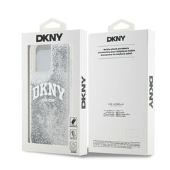 DKNY DKHCP15XLBNAET iPhone 15 Pro Max 6.7" biały|white hardcase Liquid Glitter Big Logo цена и информация | Чехлы для телефонов | hansapost.ee