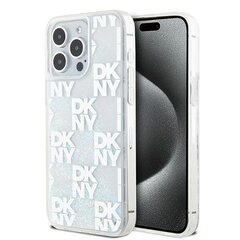 DKNY DKHCP15XLCPEPT iPhone 15 Pro Max 6.7" biały|white hardcase Liquid Glitter Multilogo цена и информация | Чехлы для телефонов | hansapost.ee