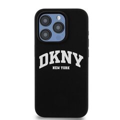 DKNY DKHMP13LSNYACH iPhone 13 Pro | 13 6.1" czarny|black hardcase Liquid Silicone White Printed Logo MagSafe цена и информация | Чехлы для телефонов | hansapost.ee