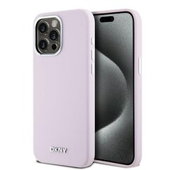 DKNY DKHMP15XSMCHLP iPhone 15 Pro Max 6.7" różowy|pink hardcase Liquid Silicone Small Metal Logo MagSafe цена и информация | Чехлы для телефонов | hansapost.ee