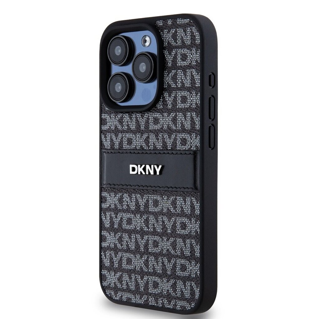 DKNY Leather Repeat Pattern Tonal Stripe Case цена и информация | Telefonide kaitsekaaned ja -ümbrised | hansapost.ee