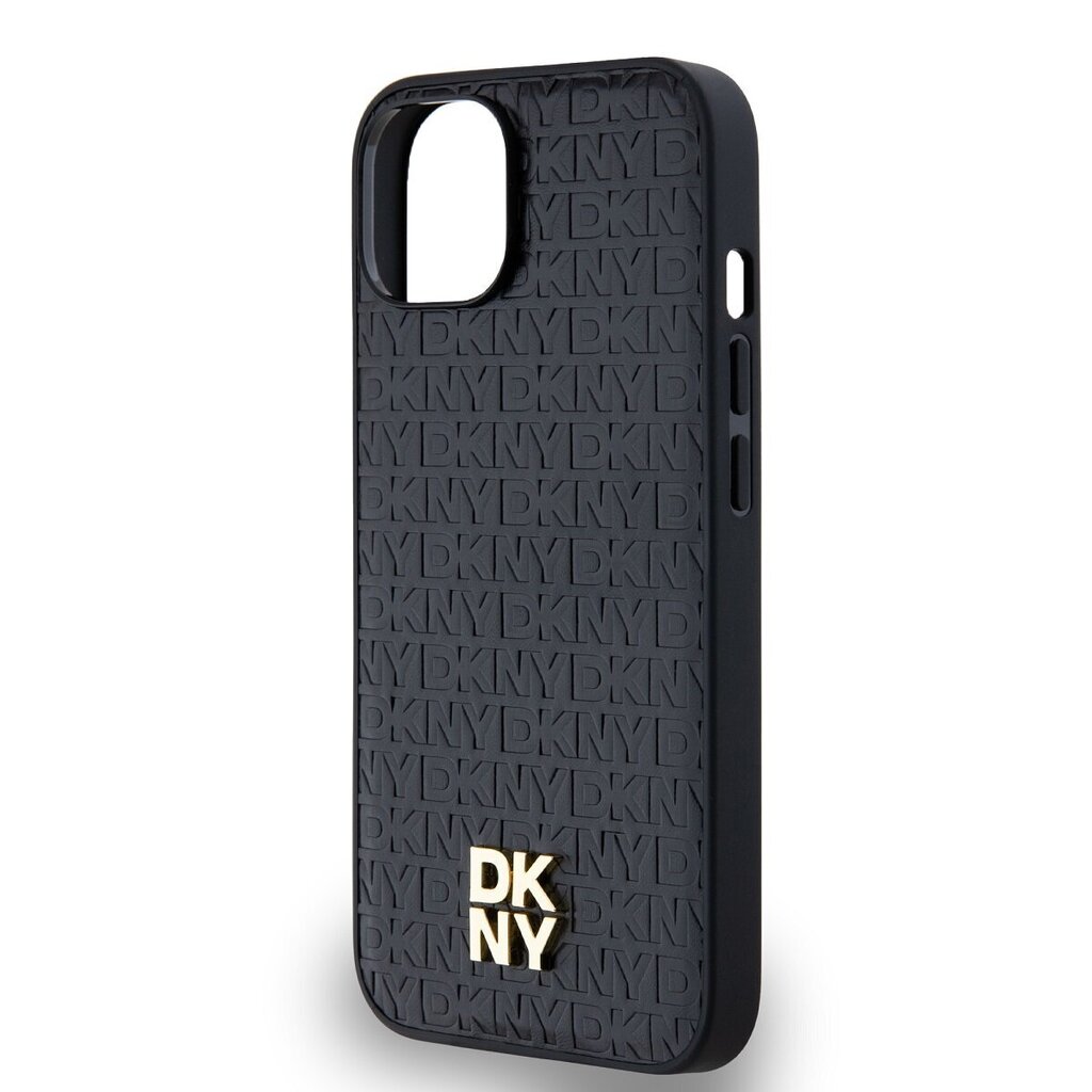DKNY Leather Stack Logo Mag Case цена и информация | Telefonide kaitsekaaned ja -ümbrised | hansapost.ee
