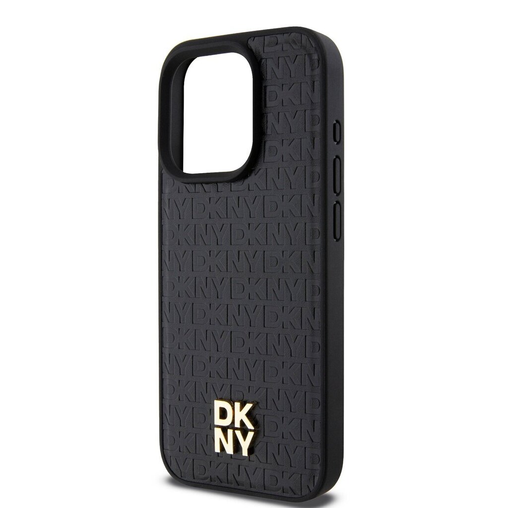 DKNY Leather Stack Logo Mag Case цена и информация | Telefonide kaitsekaaned ja -ümbrised | hansapost.ee