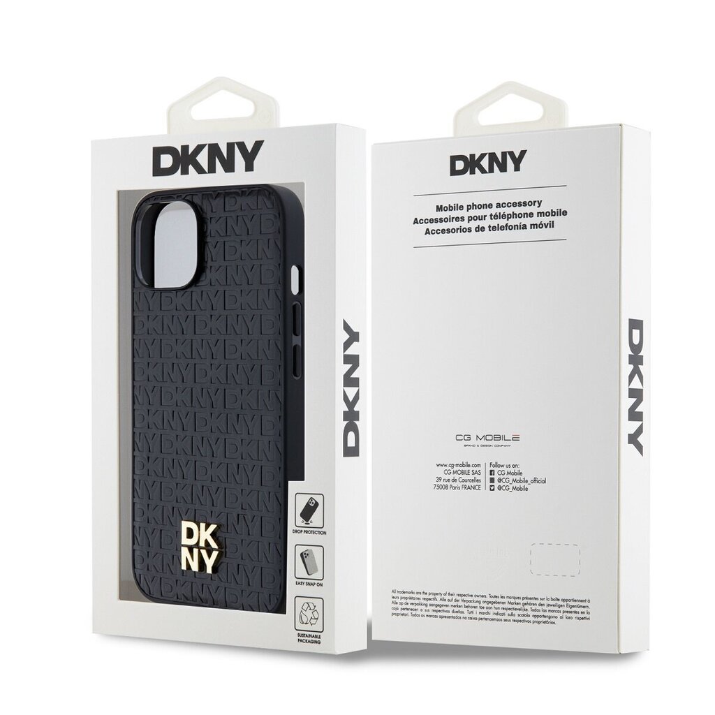 DKNY Leather Stack Logo Mag Case hind ja info | Telefonide kaitsekaaned ja -ümbrised | hansapost.ee