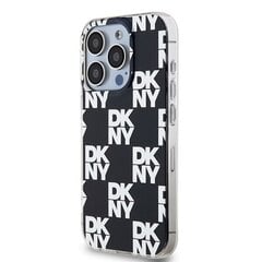 DKNY DKHCP15LHDLCEK iPhone 15 Pro 6.1" czarny|black hardcase IML Checkered Mono Pattern цена и информация | Чехлы для телефонов | hansapost.ee