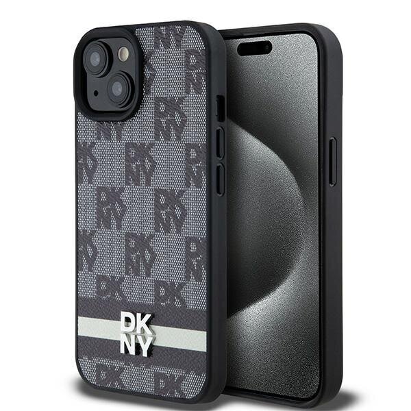 DKNY Hardcase Leather Checkered Mono Pattern & Printed Stripes цена и информация | Telefonide kaitsekaaned ja -ümbrised | hansapost.ee