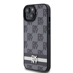 DKNY DKHCS24SPCPTSSK S24 S921 czarny|black hardcase Leather Checkered Mono Pattern & Printed Stripes цена и информация | Чехлы для телефонов | hansapost.ee