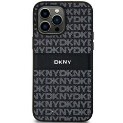 DKNY DKHCS24LPRTHSLK S24 Ultra S928  czarny|black hardcase Leather Mono Stripe & Metal Logo цена и информация | Чехлы для телефонов | hansapost.ee