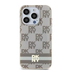 DKNY DKHMP15XHCPTSP iPhone 15 Pro Max 6.7" różowy|pink hardcase IML Checkered Mono Pattern & Printed Stripes MagSafe цена и информация | Чехлы для телефонов | hansapost.ee