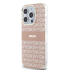 DKNY DKHMP15XHRHSEP iPhone 15 Pro Max 6.7" różowy|pink hardcase IML Mono & Stripe MagSafe цена и информация | Чехлы для телефонов | hansapost.ee