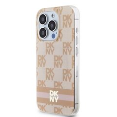 DKNY DKHMP15XHCPTSP iPhone 15 Pro Max 6.7" różowy|pink hardcase IML Checkered Mono Pattern & Printed Stripes MagSafe цена и информация | Чехлы для телефонов | hansapost.ee