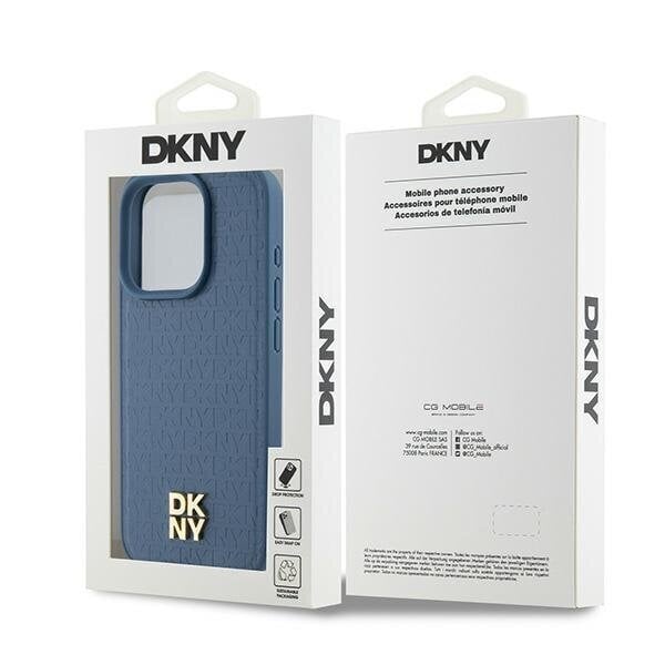 DKNY Hardcase Leather Monogram Pattern Metal Logo Mag hind ja info | Telefonide kaitsekaaned ja -ümbrised | hansapost.ee