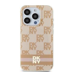 DKNY DKHMP15XHCPTSP iPhone 15 Pro Max 6.7" różowy|pink hardcase IML Checkered Mono Pattern & Printed Stripes MagSafe цена и информация | Чехлы для телефонов | hansapost.ee