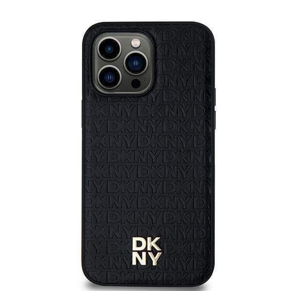 DKNY Hardcase Leather Pattern Metal Logo Mag цена и информация | Telefonide kaitsekaaned ja -ümbrised | hansapost.ee