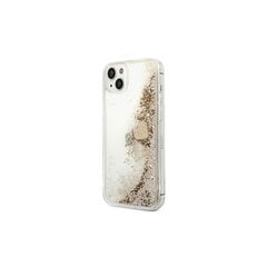 Guess iPhone 14 Plus 6,7 GUOHCP14MGLHFLGO gold HC Liquid Glitter Charms цена и информация | Чехлы для телефонов | hansapost.ee