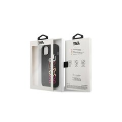 Karl Lagerfeld iPhone 13 Pro KLHCP13LPCOBK black hind ja info | Telefonide kaitsekaaned ja -ümbrised | hansapost.ee