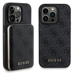 Zestaw Guess GUBPM5P15L4GEMGK iPhone 15 Pro 6.1" hardcase + Powerbank 5000mAh MagSafe czarny|black 4G Metal Logo цена и информация | Чехлы для телефонов | hansapost.ee